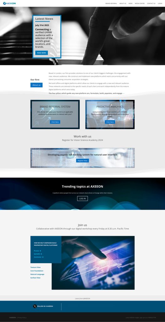 Axeeon brand design by DZ9 Studio