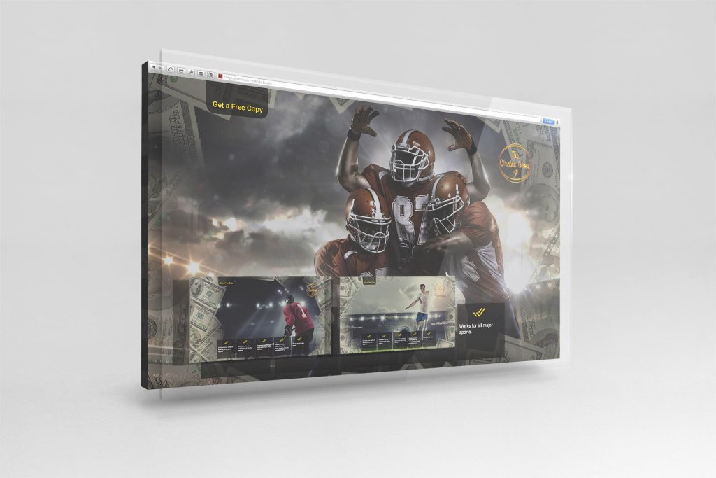 The Circled Game landing page design by DZ9 Studio