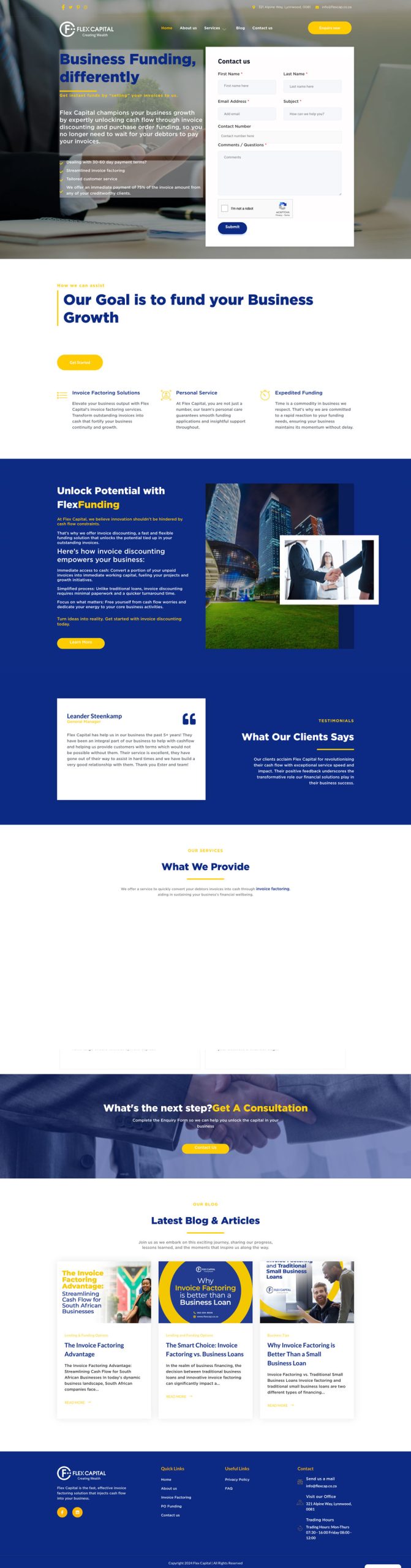 Curo WordPress website design