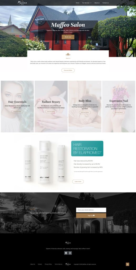 Maffeo WordPress website design